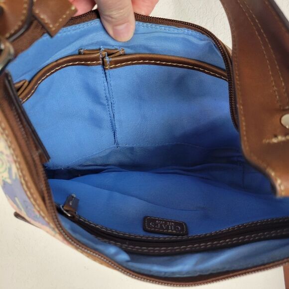 Chaps Pastel Paisley Print Shoulder Bag‎ - Picture 10 of 15